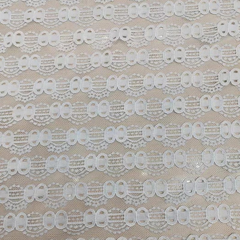 Lace Fabric Dress Nylon Warp Knit for Women's Wear Wholesale Supplier 5